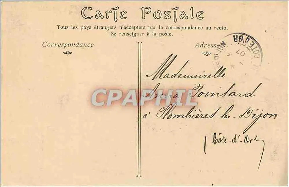 Vézelay — Église de la Madeleine, latéral gauche — éditeur inconnu, n° 34 - Verso