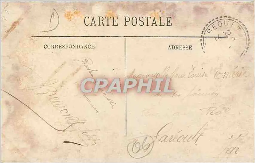 Grasse — Widok na wschód — LL. - Rewers