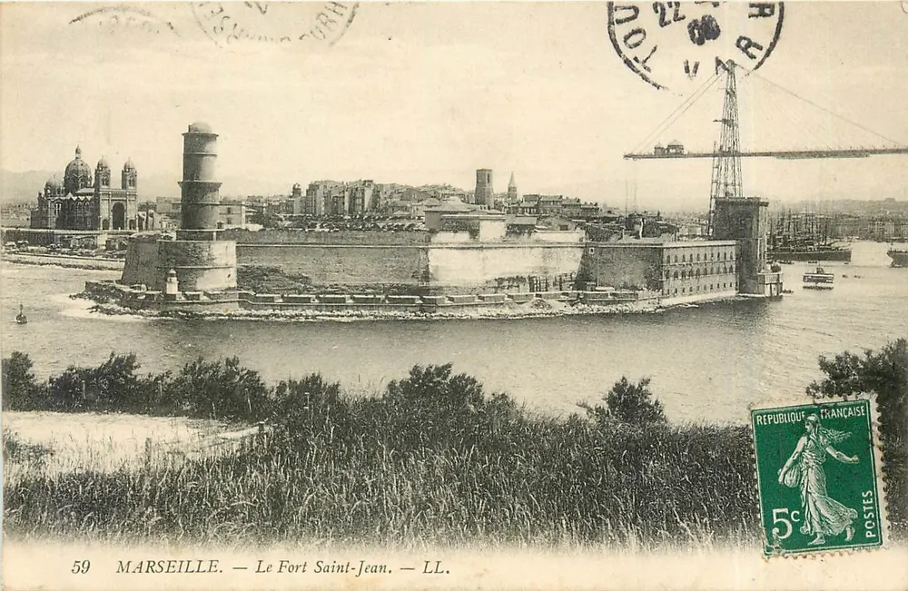 Marseille — O Forte Saint-Jean — LL. — Editor LL, n° 59 - Frente