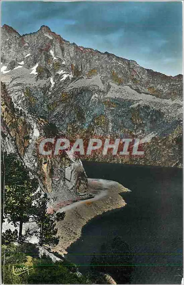 Lac de Cap de Long — Massif de Néouvielle (3092 m) — Éditeur Larrery & Fils - Recto