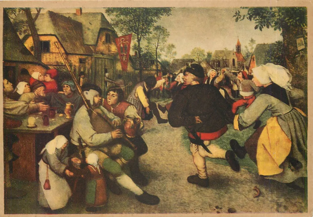 Dança de Camponeses — Pieter Bruegel — N.V. Gestelhoven - Frente
