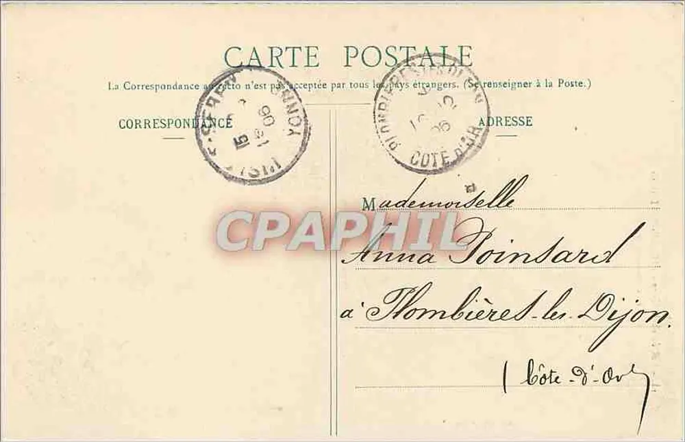 Vale da Cure - Pierre-Perthuis — As Rochas Gingons — Fothain, editor, Avallon, n°12 - Verso