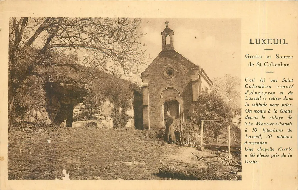 LUXEUIL — Gruta e Fonte de São Colombano — Lévy et Sécurain, Paris - Frente