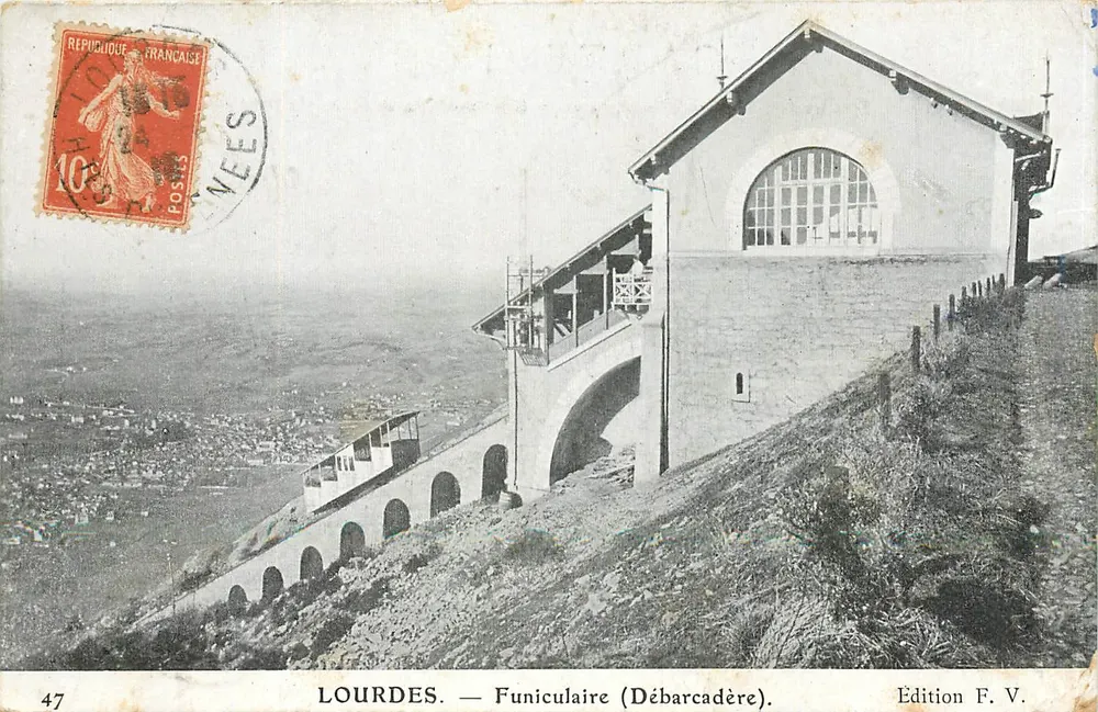 LOURDES — Funicular (Desembarcadouro) — Edição F. V. - Frente
