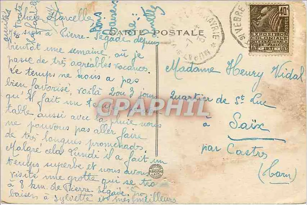 Viane-Pierre-Ségade — Vista Geral - Verso