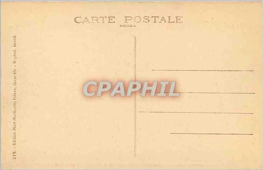 Grenoble — Die Seilbahnstation der Bastille - Sainte Marie — Martiolo Frères, Grenoble - Rückseite
