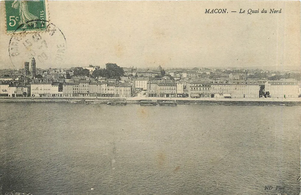 Macon — O Quai do Norte — ND Phot - Frente