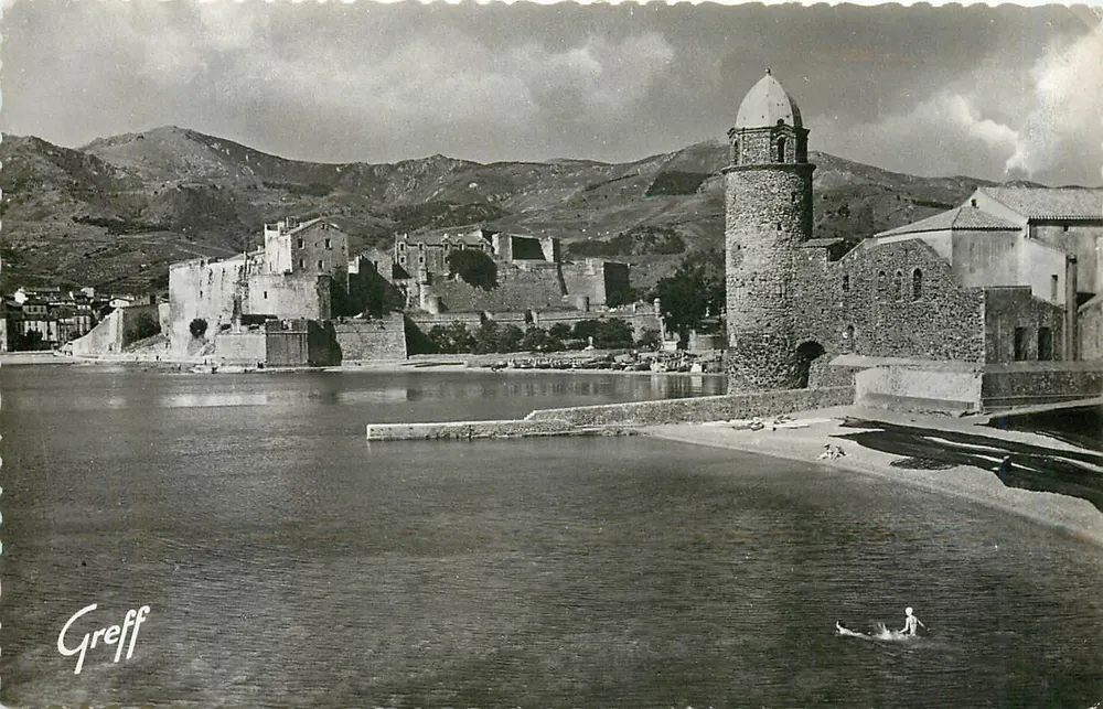 Collioure — Igreja e Castelo dos Templários — Greff - Frente