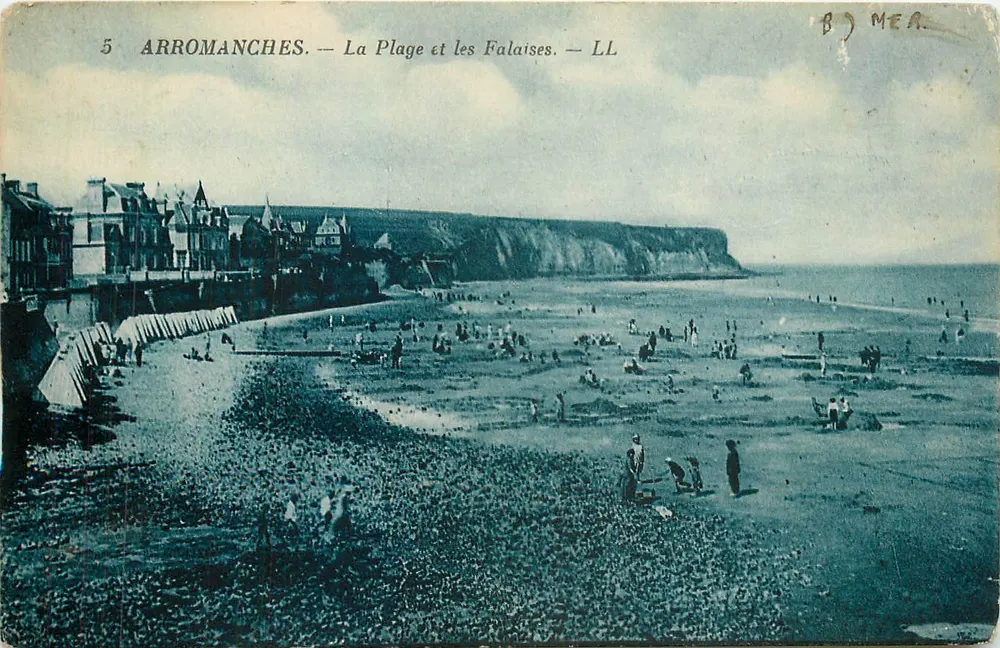Arromanches — Die Küste und die Klippen — LL - Vorderseite