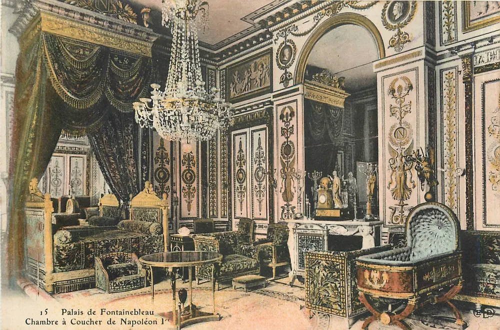 Schloss Fontainebleau — Schlafzimmer von Napoleon I. — n°15 - Vorderseite