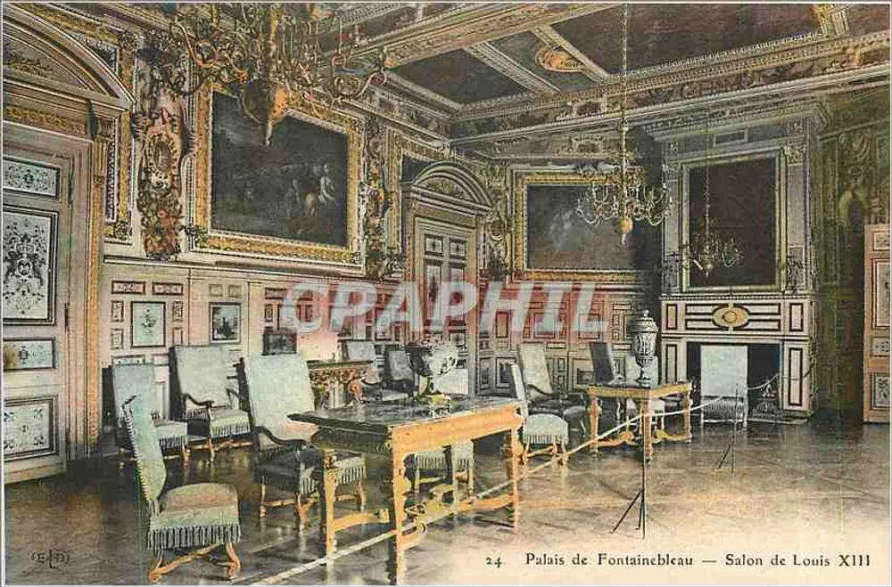 Schloss Fontainebleau — Salon de Louis XIII - Vorderseite