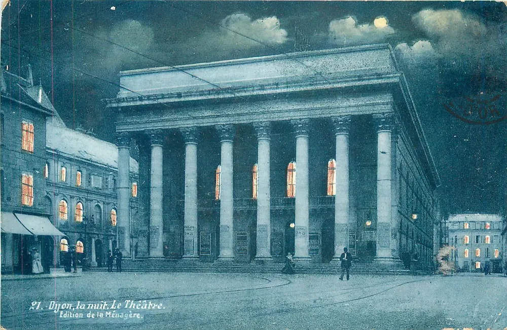 Dijon, à noite. O Teatro — Edição da Ménagère, n°21 - Frente