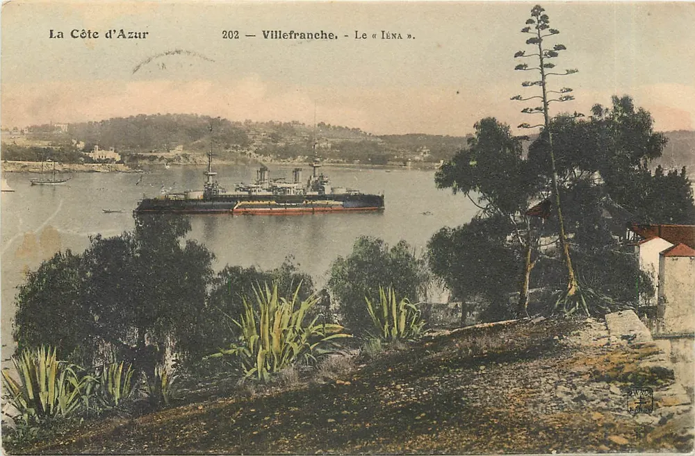 Villefranche - O « Iéna » — A Costa Azul, editor PARO n°202 - Frente