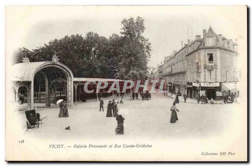 Vichy — Galerie Promenoir und Rue Cunin-Gridaine — Collections ND Phot - Vorderseite