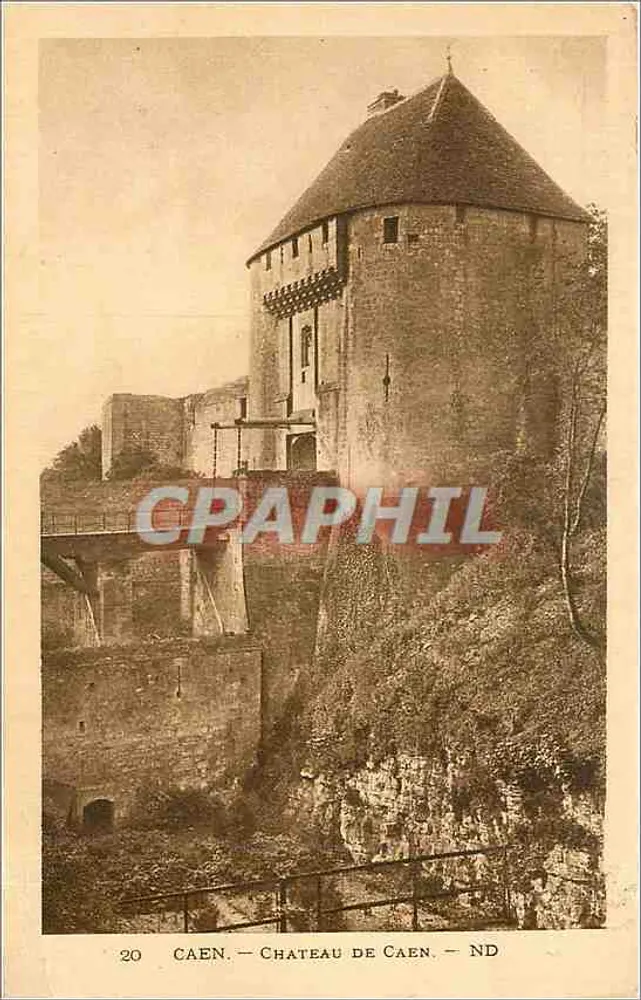 Caen — Castelo de Caen — ND — n°20 - Frente