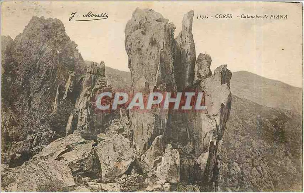 कैलांक्स डे प्लाना — कॉर्से — जे. मोरेटी, संख्या 3171 - आगे