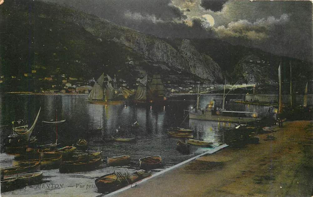 Menton — Vista tirada do Môle — LL - Frente