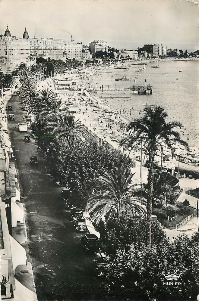 Cannes — Promenade de la Croisette — Edições de Anunier - Frente