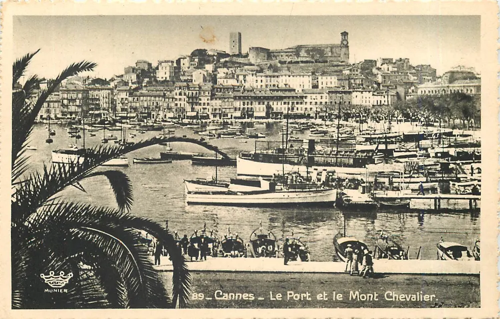 Cannes — Der Hafen und der Mont Chevalier — Munier, Nr. 89 - Vorderseite