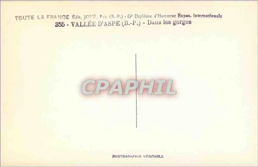 Vale da Aspe — Nas gargantas — Jové, editor - Verso