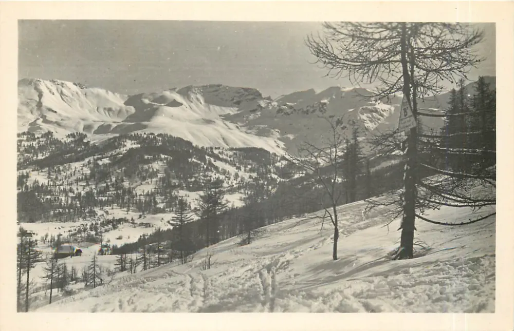 Barcelonnette (B-A) — Winter-Sport — Piste B des Souze — Photo d'Art, Grenoble - Vorderseite