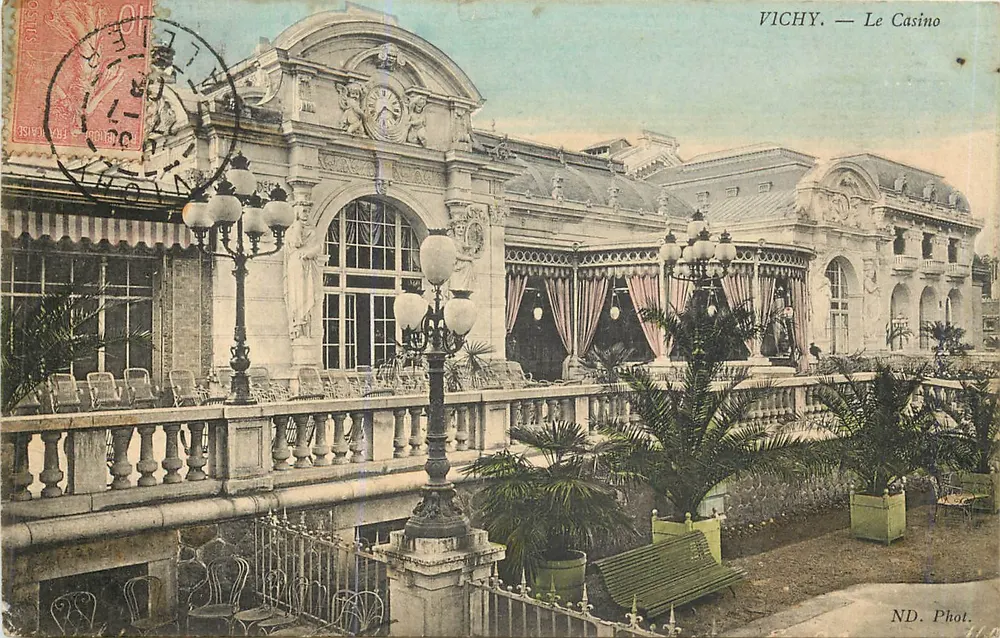 Vichy — O Casino — ND. Fot. - Frente