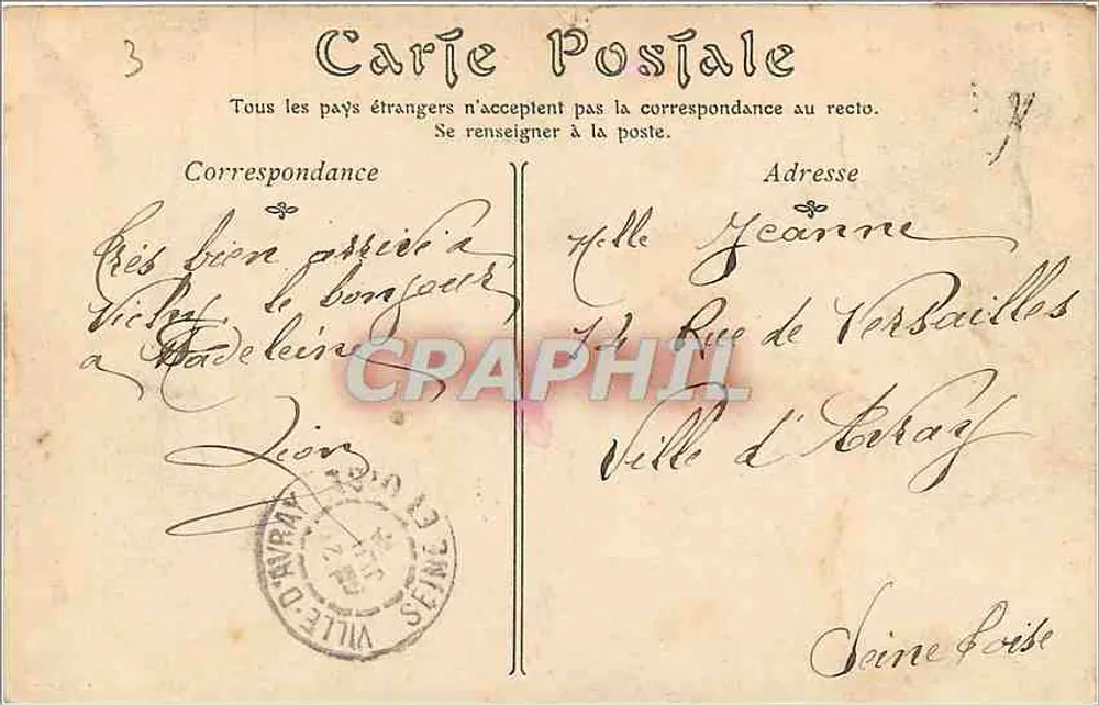Vichy — O Casino — ND. Fot. - Verso