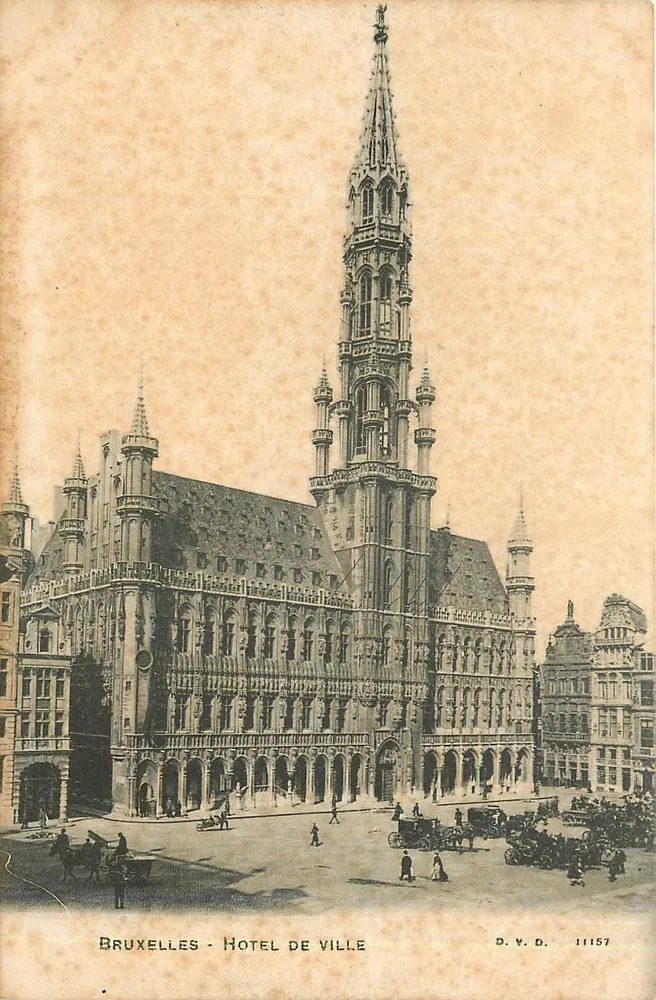 Bruxelas - Hotel de Ville — D.V.D. 11157 - Frente