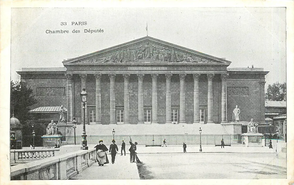 Sala dos Deputados — Paris — editor não identificado, n° de série 33 - Frente
