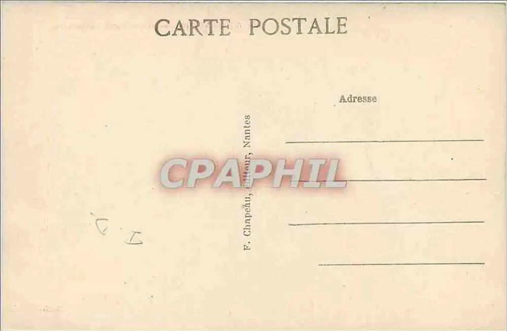 Guérande (Loire-Inf) — Porte Vannetaise — F. Chapeau, Nantes - Verso