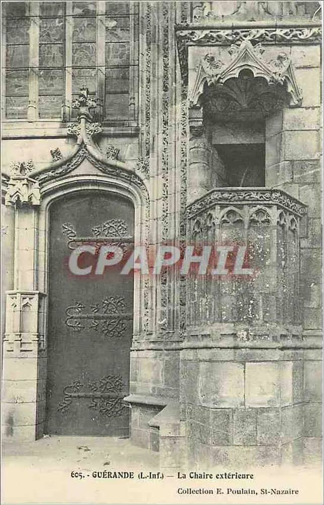 Guérande (L.-Inf.) — La Chaire extérieure — Collection E. Poulain, St-Nazaire - Recto