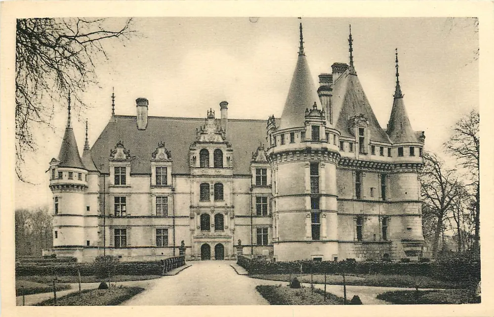 Schloss Azay-le-Rideau — Nordseite — S.T.V. Commercial - Vorderseite