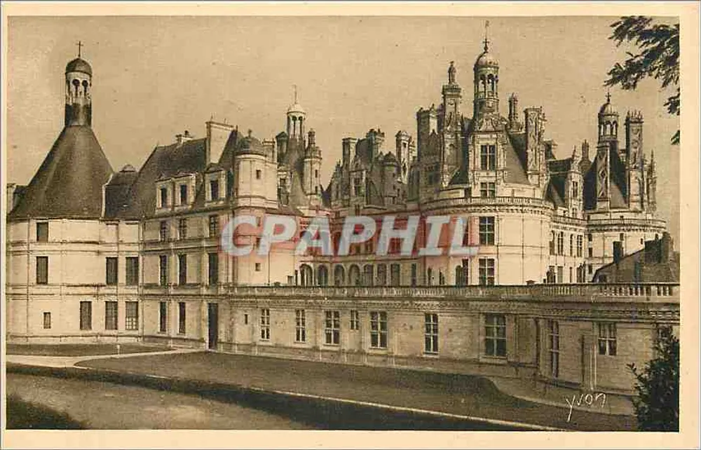 Castelo de Chambord — A Doce França - Castelos da Loire — Edição de Arte YVON - Frente