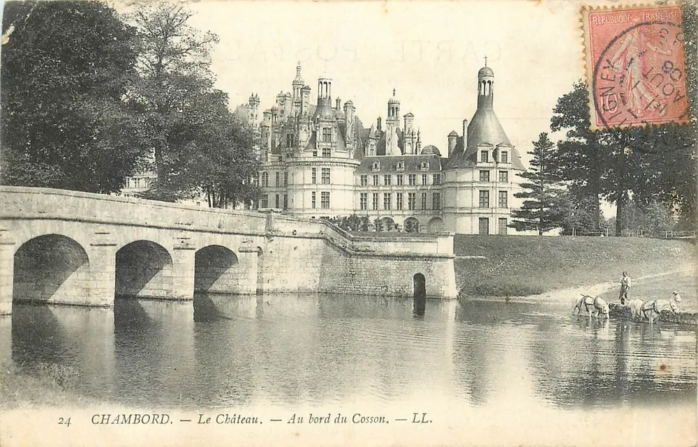 Chambord — Le Château — Au bord du Cosson — LL. - Recto