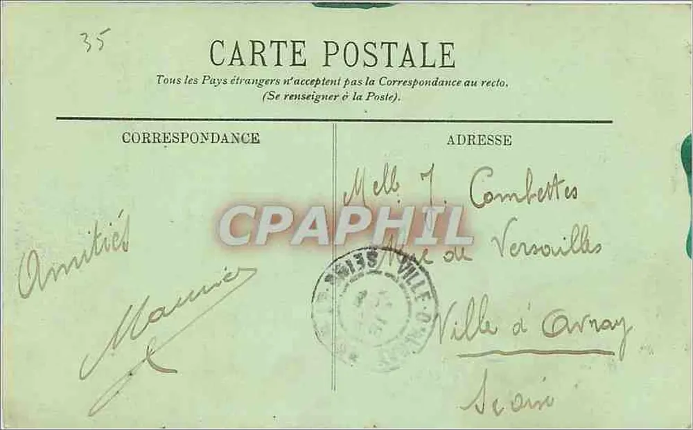 Saint-Malo — Entrada do Castelo — LL. n° 67 - Verso