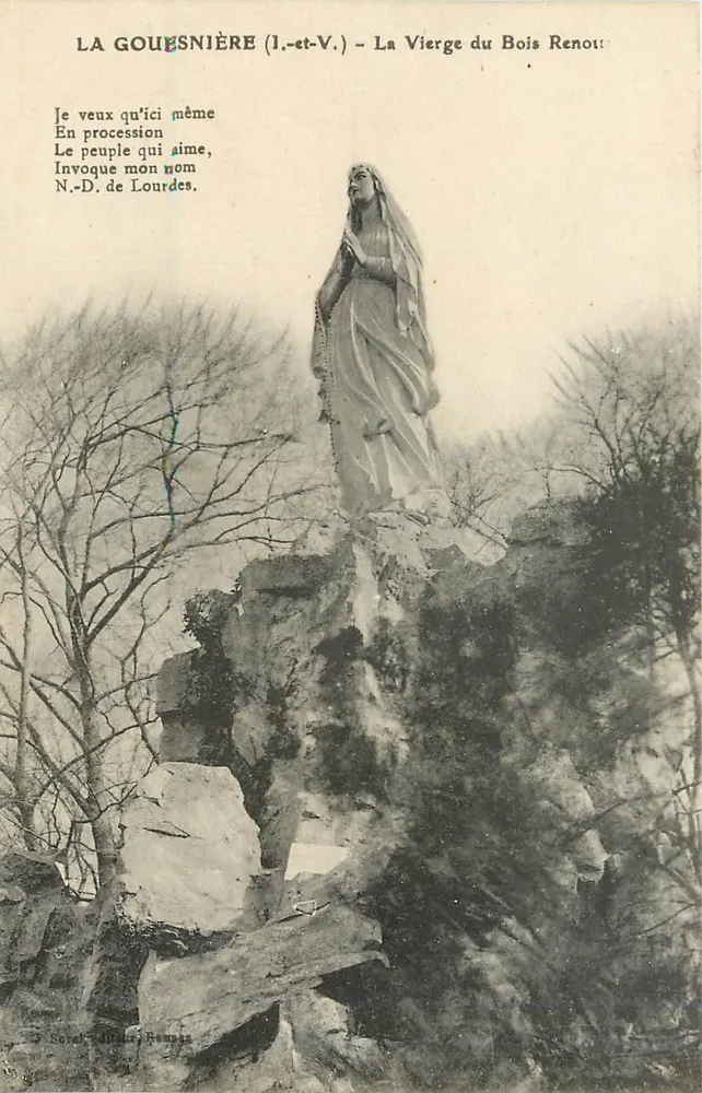 La Gouesnière (1.-et-V.) — La Vierge du Bois Renott - Recto