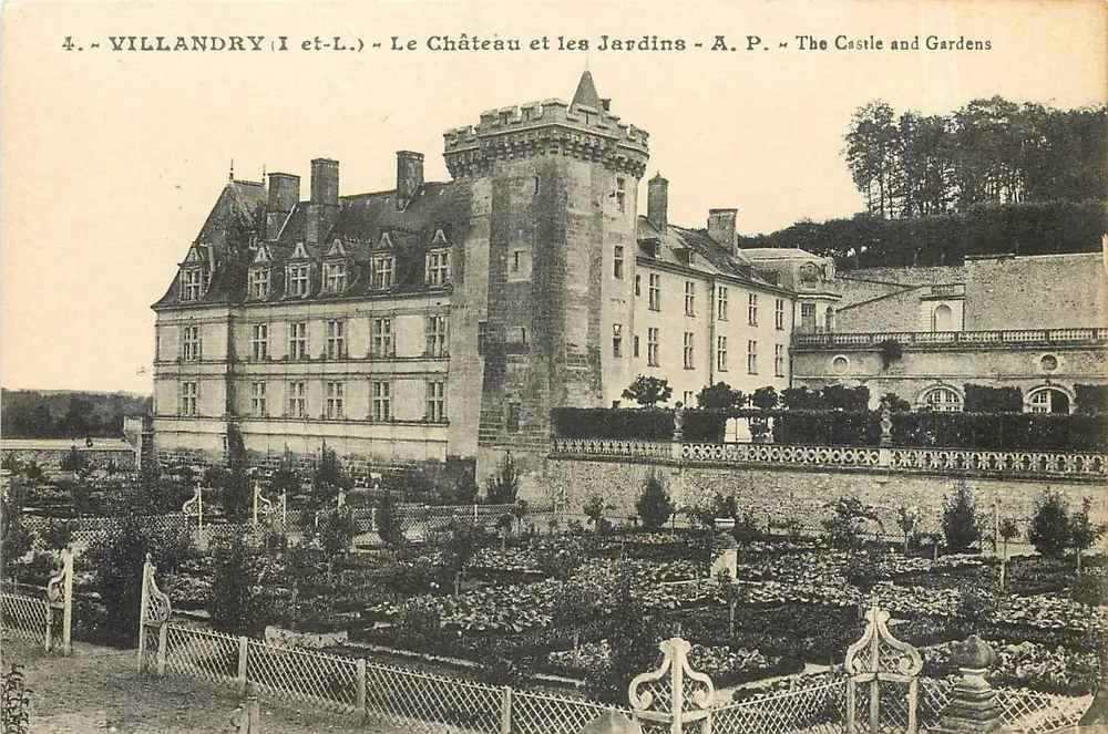 Villandry (Indre-et-Loire) — Das Schloss und die Gärten — A.P. — Das Schloss und die Gärten - Vorderseite