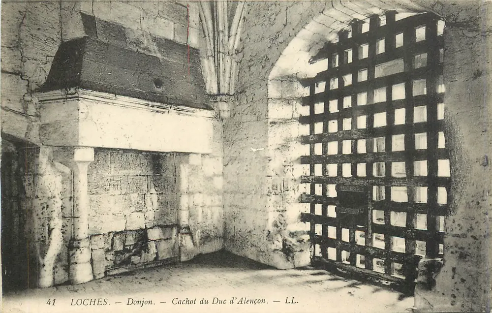 Loches — Torre de Menagem — Celular do Duque d'Alençon — LL. n°41 - Frente
