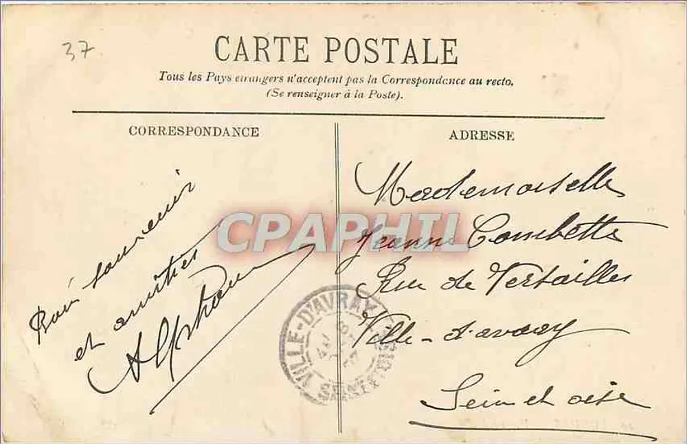 Loches — Vue générale. Vers le Château Royal — LL. - Verso
