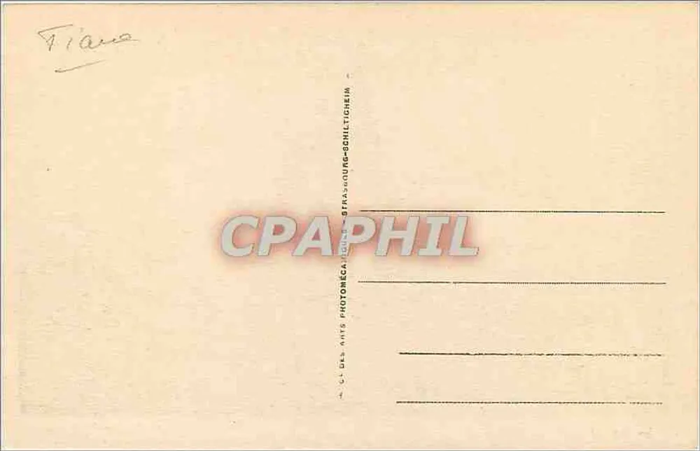 Le Puy — A Capela Saint-Michel sobre rocha — LL 59, editor desconhecido - Verso