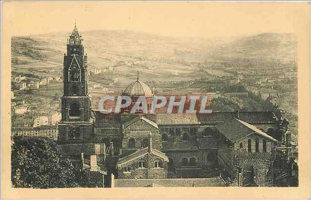 La Cathédrale, vue latérale — Le Puy — Éditeur : Lete et Querrien, Paris - Recto