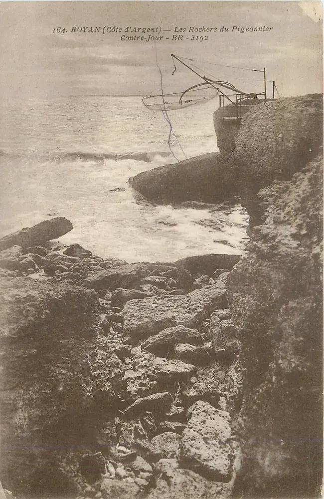 Royan (Côte d'Argent) — Les Rochers du Pigeonnier — BR-3192 - Vorderseite