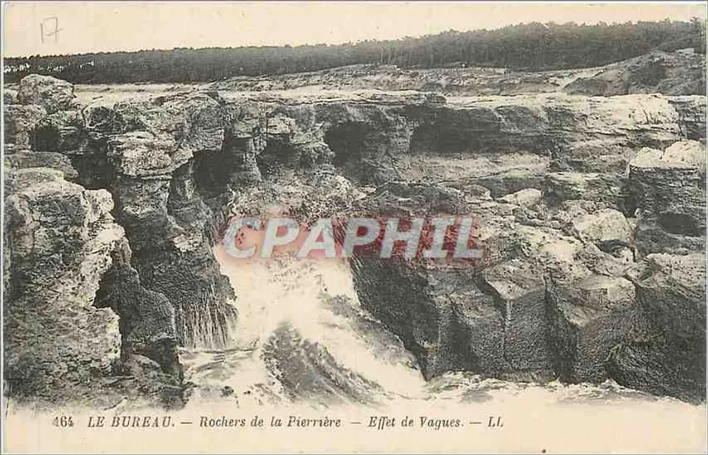 Le Bureau — Rochers de la Pierrière — Effet de Vagues — LL - Recto