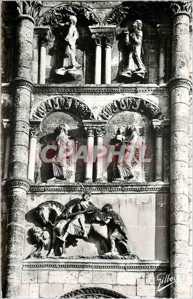 Kathedrale Saint-Pierre von Angoulême — Details der Fassade Saint-Martin — Éditions Charentaises d'Art A. GILBERT - Vorderseite