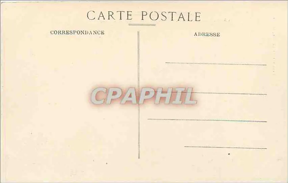 O Viaduto de Garabit e o Ponte — Cantal — editor Garaud & Béreau, n° 1724 - Verso