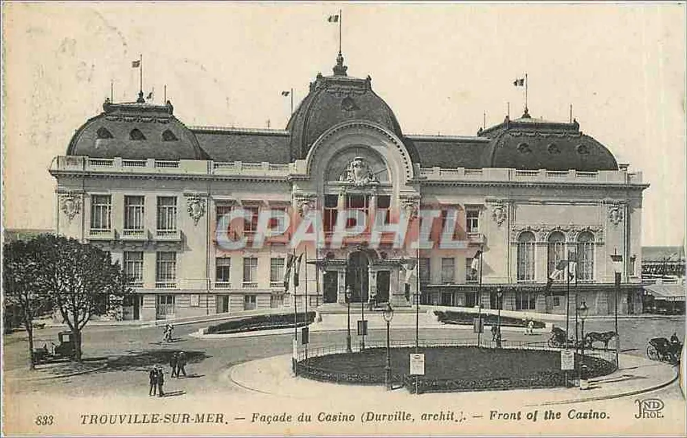 Trouville-sur-Mer — Façade du Casino (Durville, architecte) — Front of the Casino. - Recto