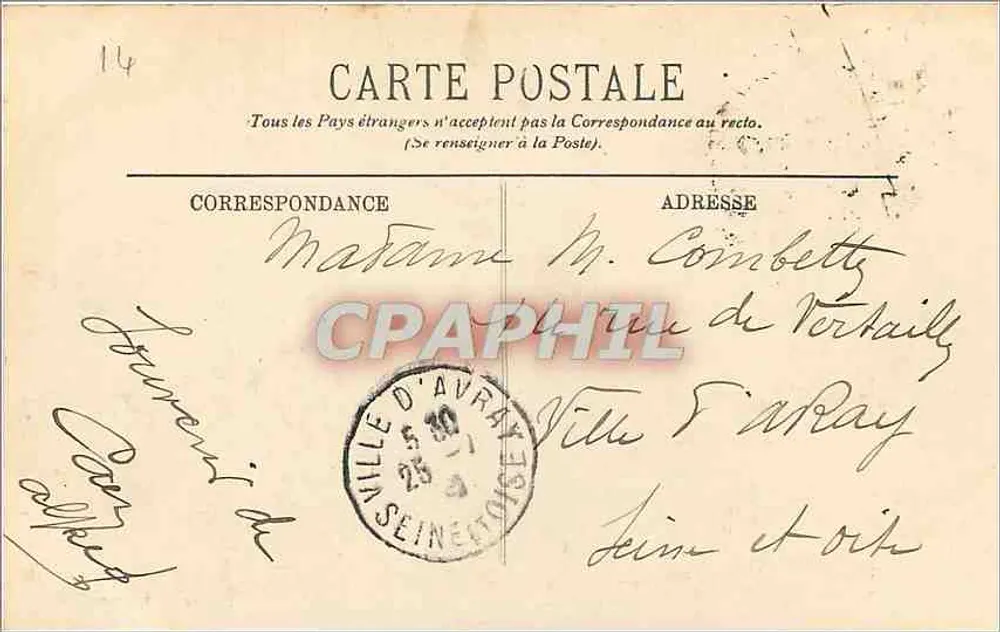 Caen — Saint-Pierre — LL. — Editora LL. (n°24) - Verso