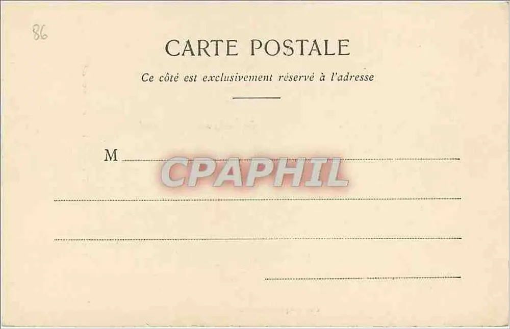 POTTIERS - Innenansicht der Kirche Montierneuf — Nouvelles Galeries Parisiennes, n° 5 - Rückseite