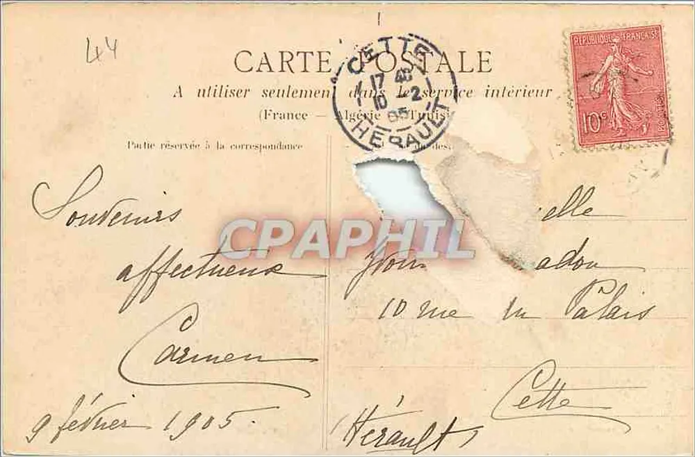 SAINT-NAZAIRE — Les Estacades — Héliotypie Dugas, Nantes — L-I 553 - Verso