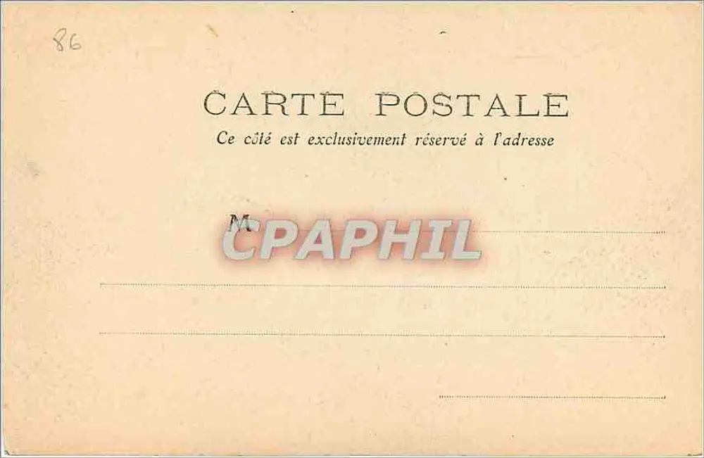 Poitiers — Abside de l'Église Montierneuf — M.T. (éditeur) - Verso